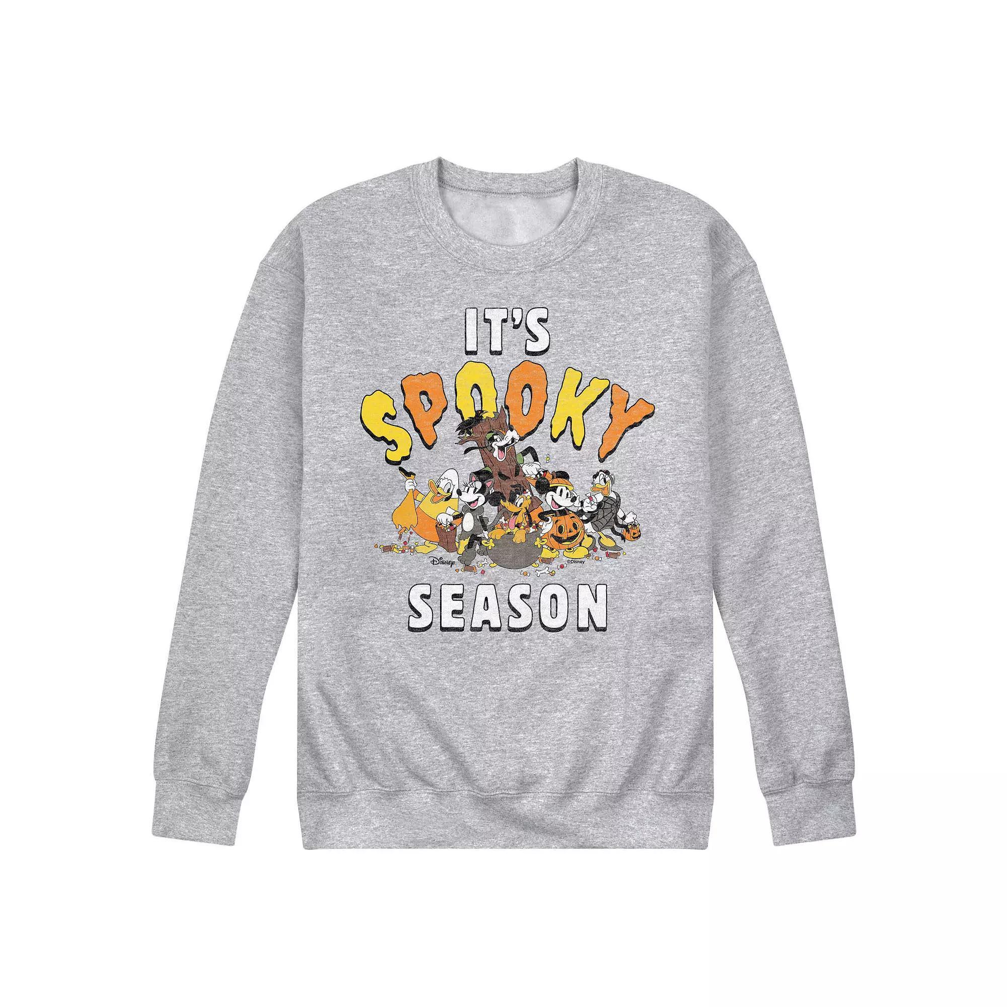 Disneys Mikey Mouse & Friends Mens Its Spooky Season Fleece Sweatshirt Product Image