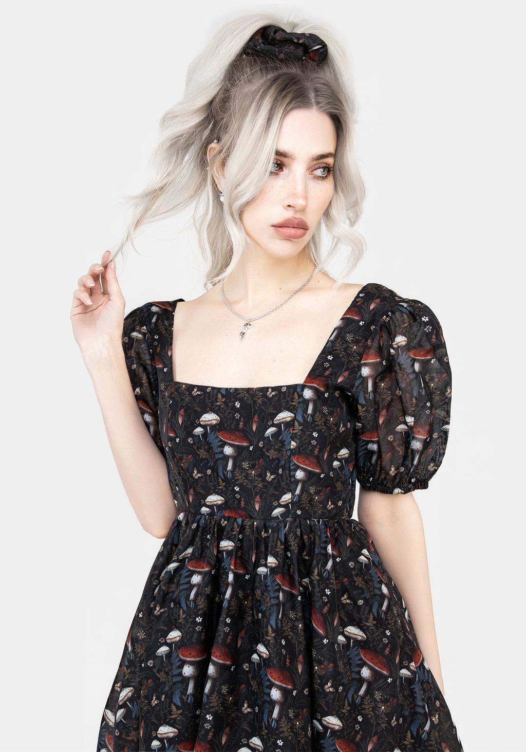 Amanita Organza Puffball Mini Dress Product Image