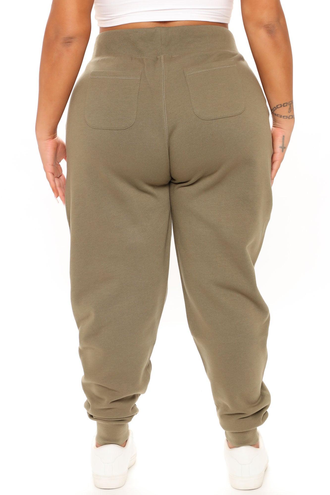 Relaxed Vibe Joggers - Olive Product Image
