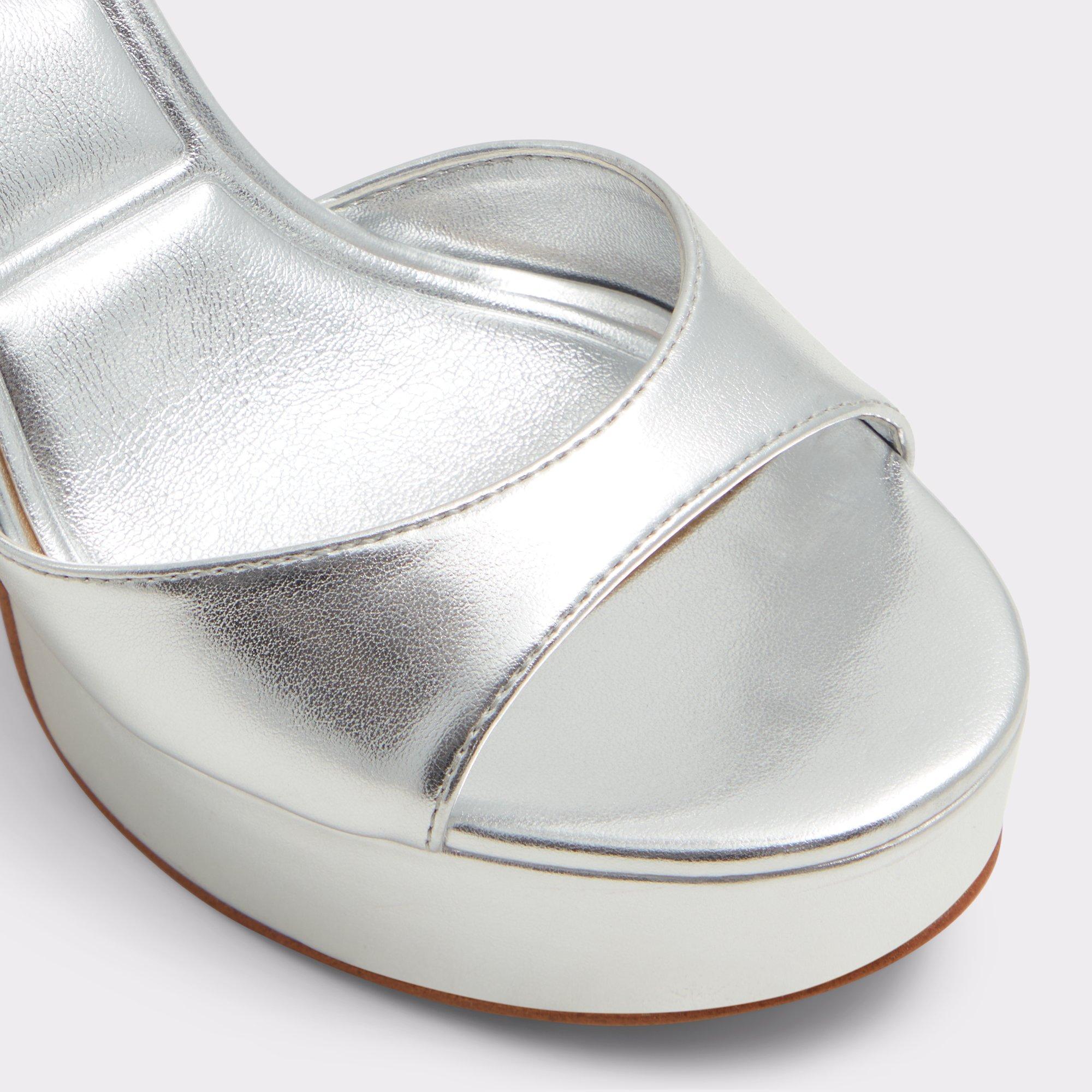 Valoria Silver Women's Platform Sandals | ALDO US Product Image