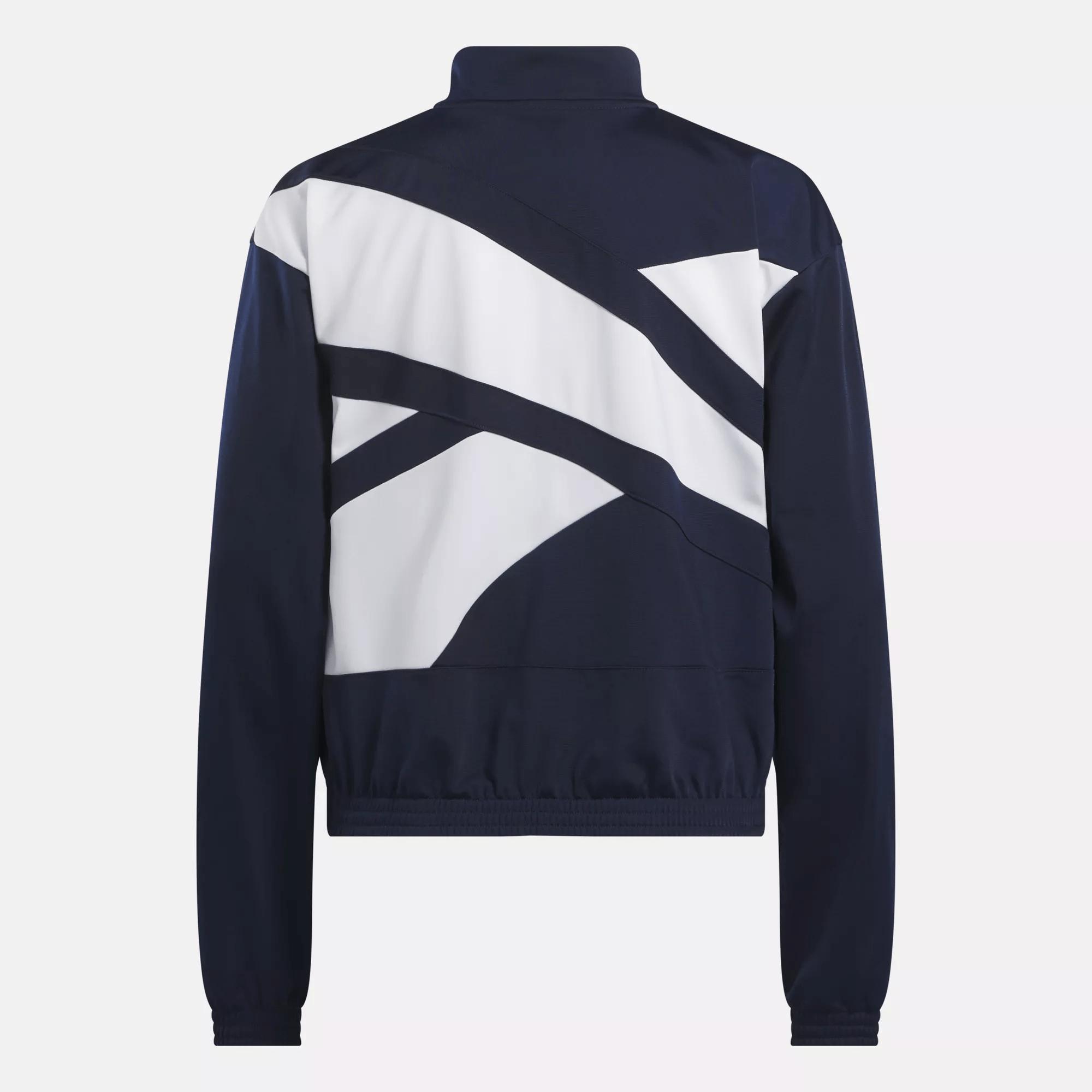 Women's Reebok Identity Back Vector Tricot Track Jacket Female Product Image