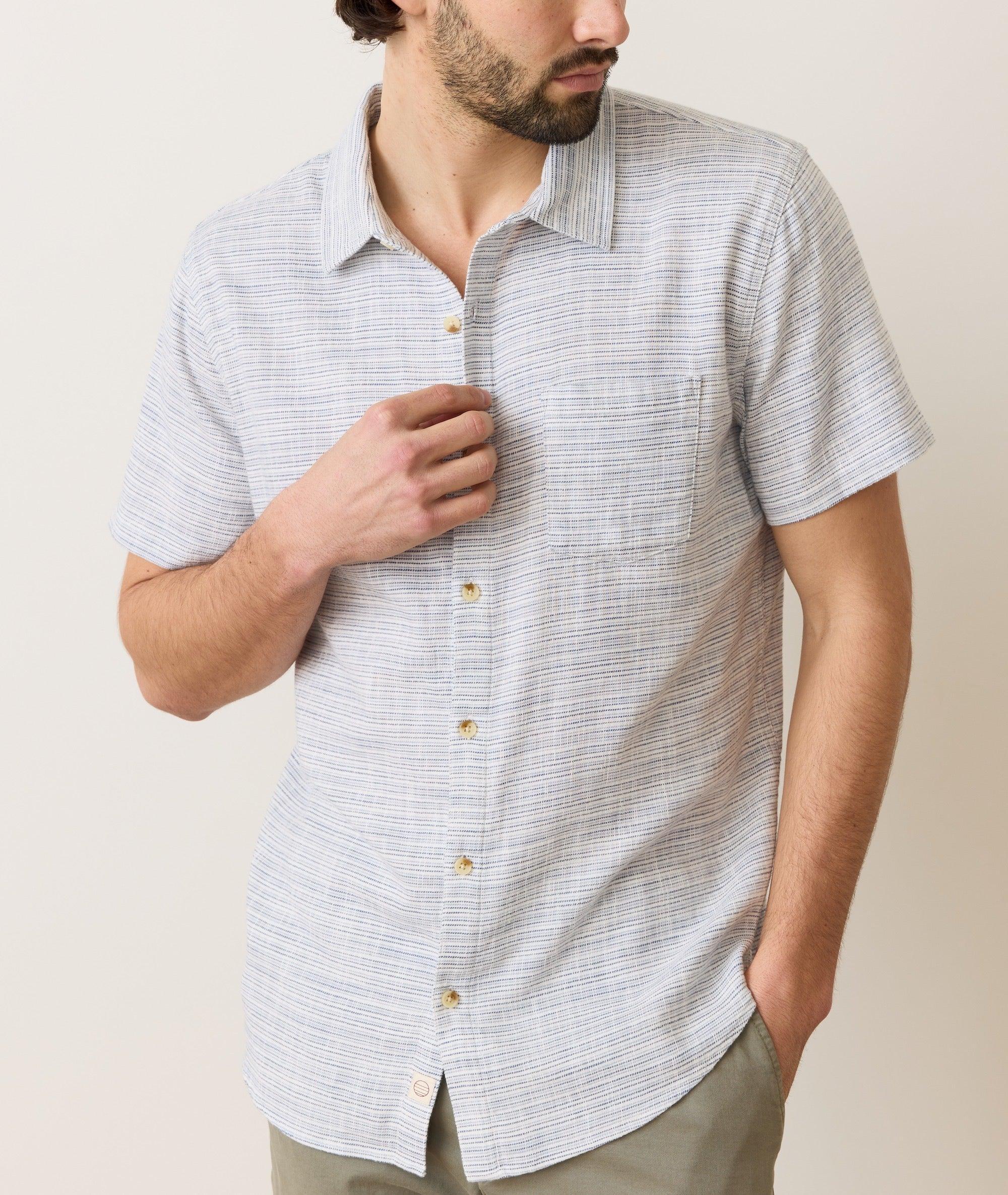 Stretch Selvage Short Sleeve Shirt Product Image