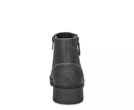 Aliah Easy Works by Easy Street Women's Slip Resistant Ankle Boots, Size: 10 Wide, Gray Product Image