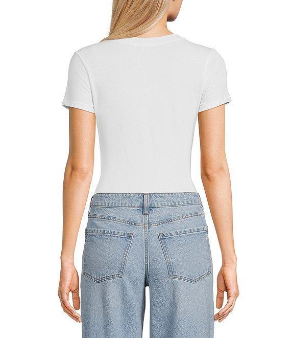 Copper Key Crew Neck Short Sleeve Bodysuit Product Image