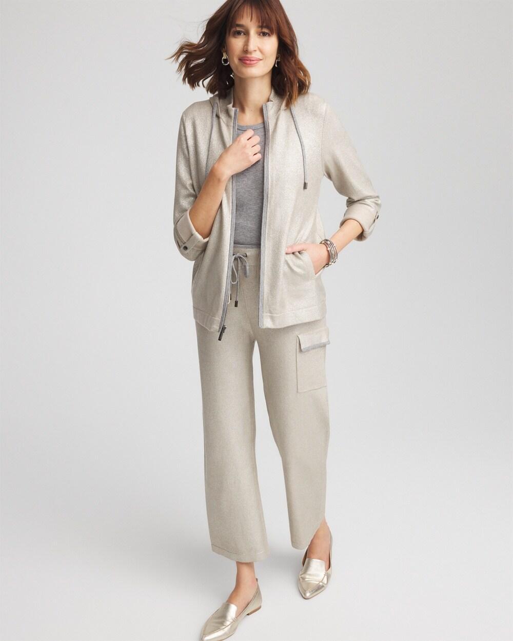 Zenergy® Luxe Foiled Cashmere Blend Hoodie Product Image