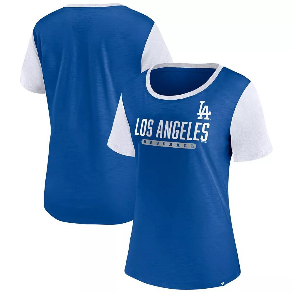 Women's Fanatics Branded Royal Los Angeles Dodgers Mound T-Shirt, Size: Small, Blue Product Image
