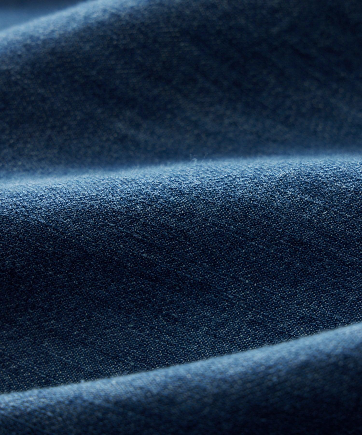 Denim Camp Collar Overshirt Product Image