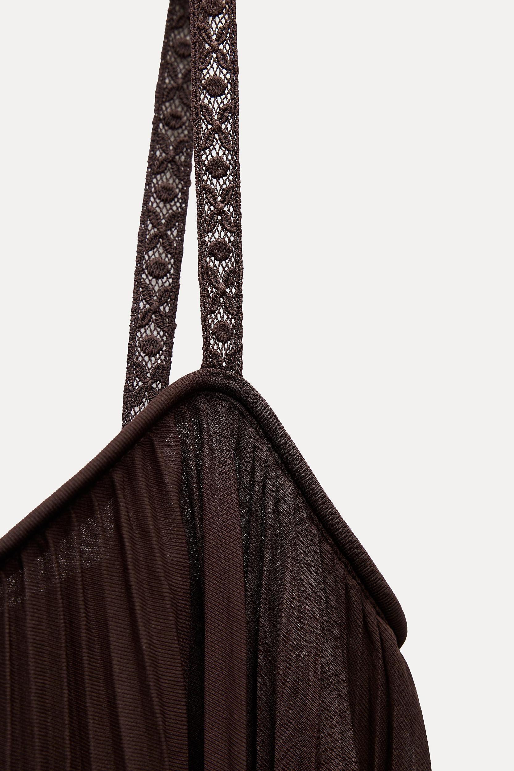 PLEATED STRAPPY TOP Product Image