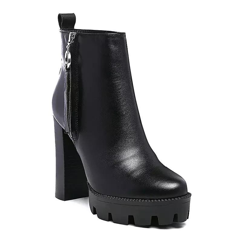 Rag & Co Mistress Womens Block Heel Ankle Boots Product Image