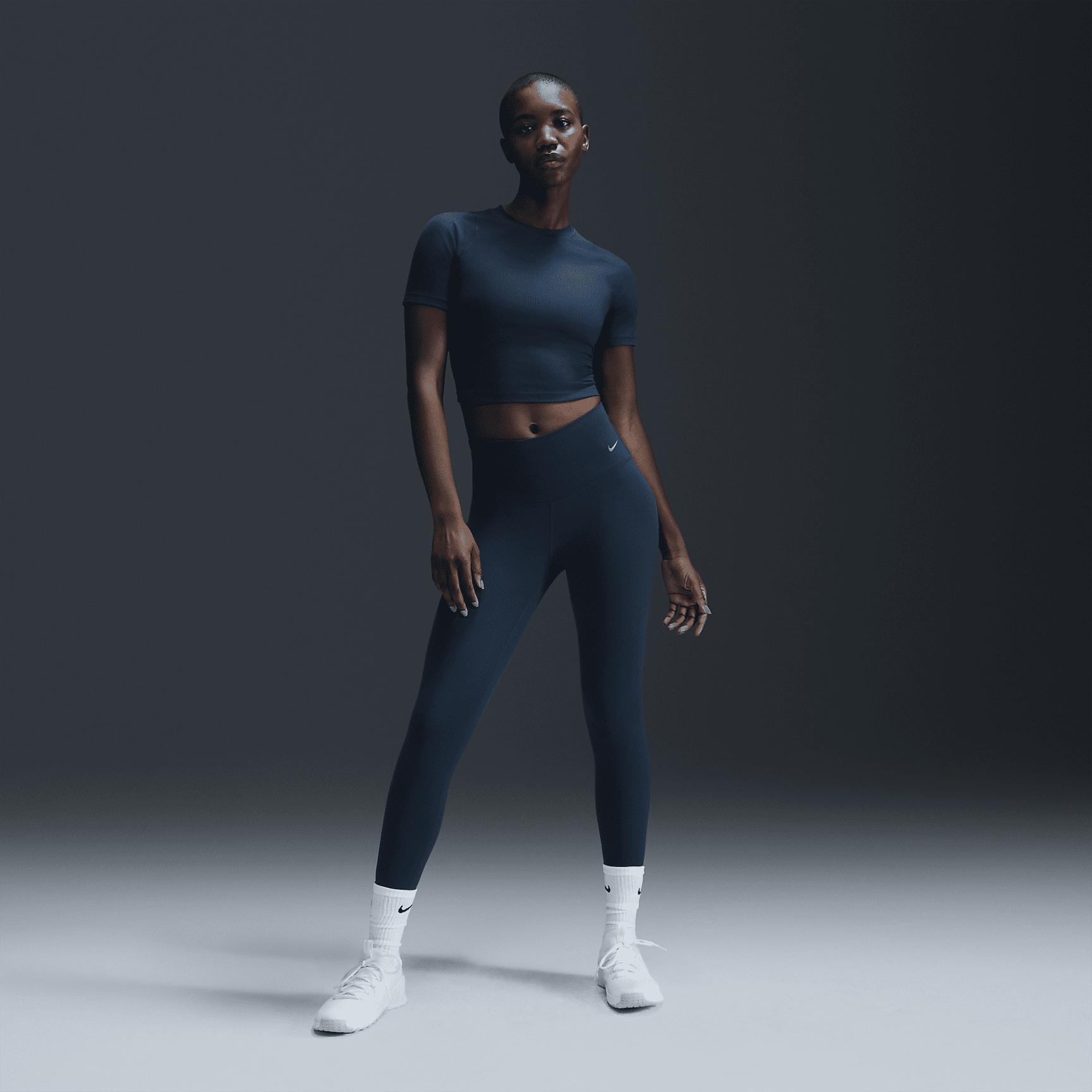 Nike Zenvy Rib Women's Dri-FIT Short-Sleeve Top Product Image