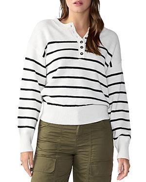 Sanctuary Casual and Chill Sweater (Light Suglite Stripe) Women's Clothing Product Image