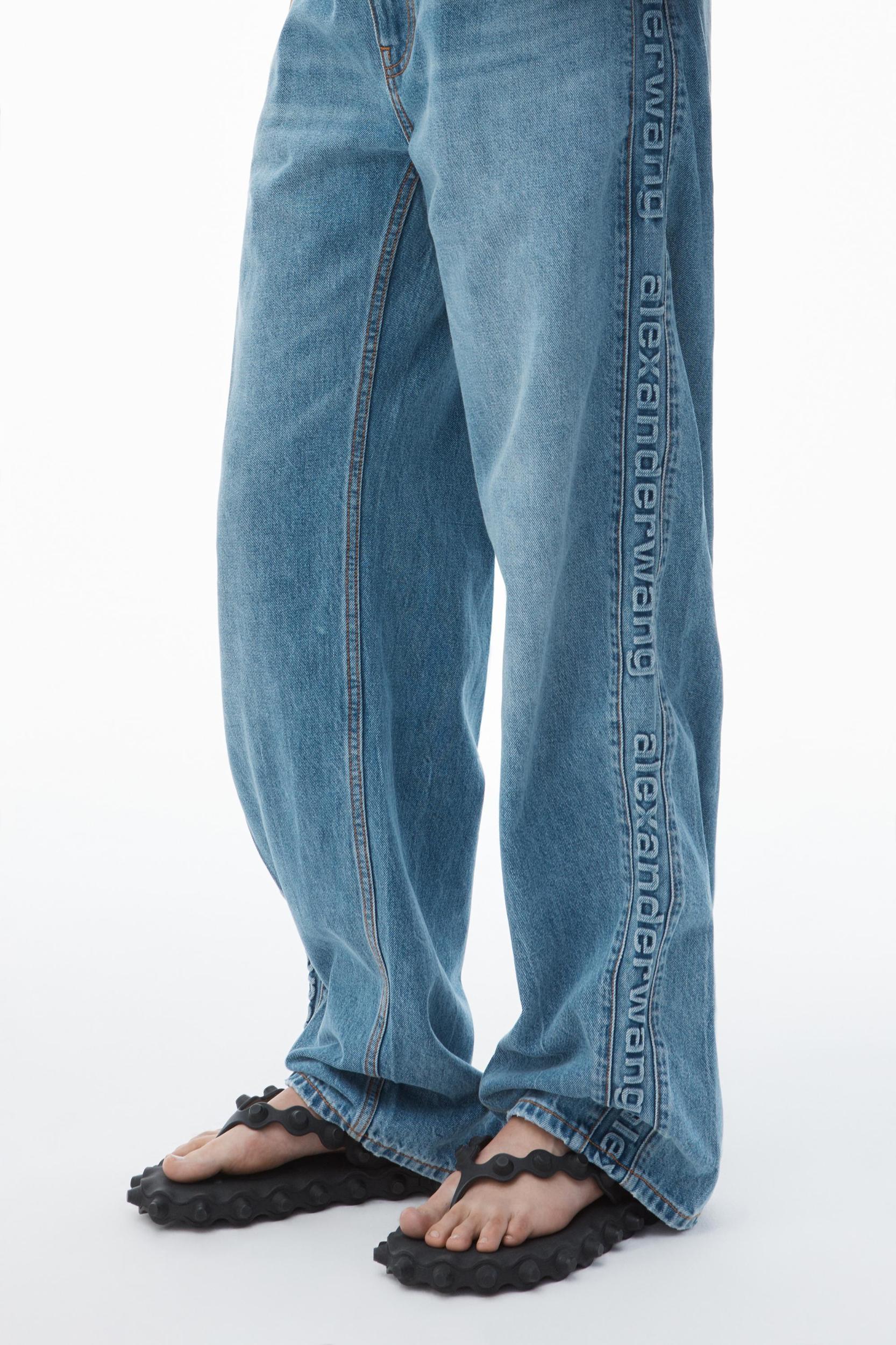 Logo-embossed Balloon Jeans Product Image