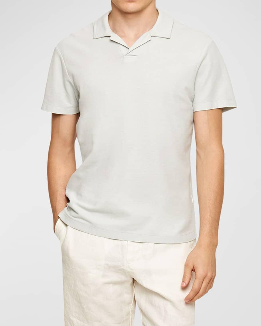 Mens Felix Resort-Collar Polo Shirt Product Image