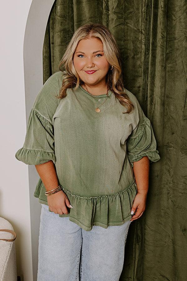 Romance Novel Vintage Wash Top Curves Product Image
