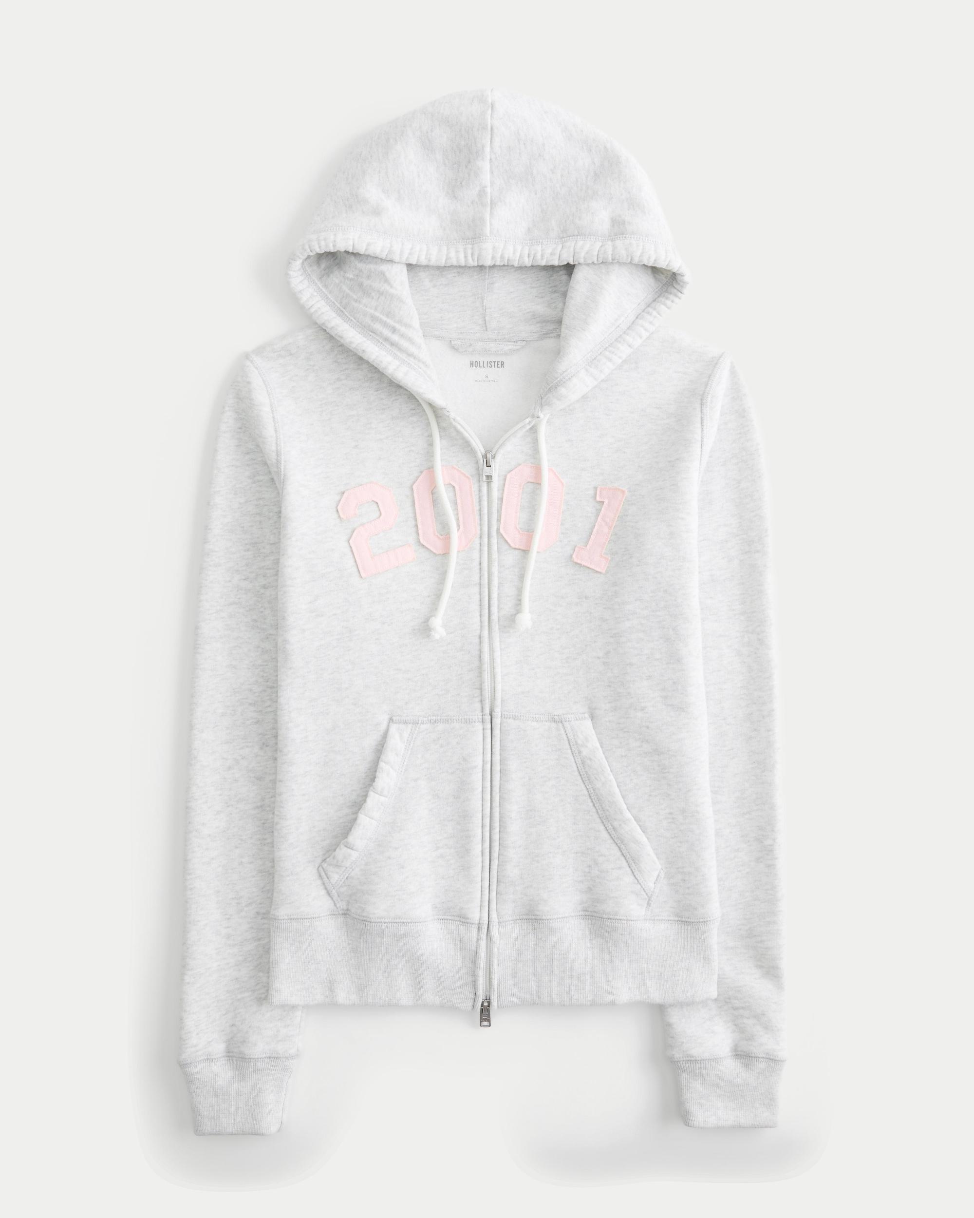 Y2K Graphic Zip-Up Hoodie Product Image