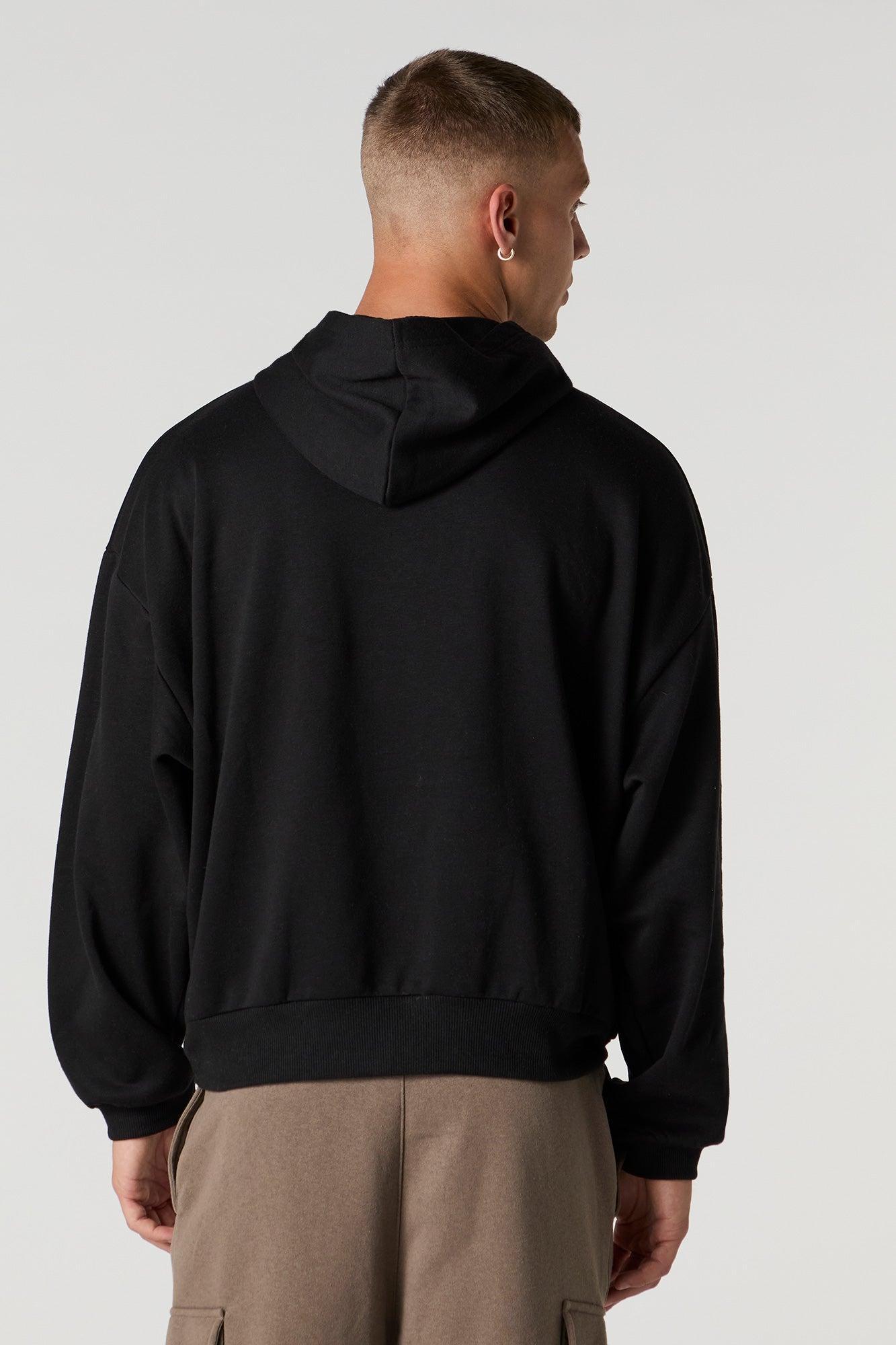 Boxy Fleece Hoodie Male Product Image