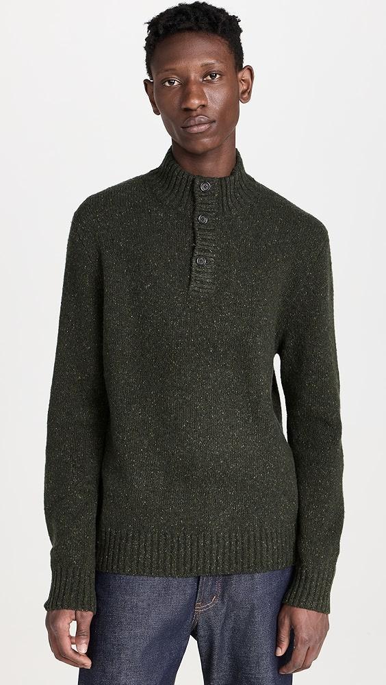 Polo Ralph Lauren Donegal Button Neck Sweater | Shopbop Product Image
