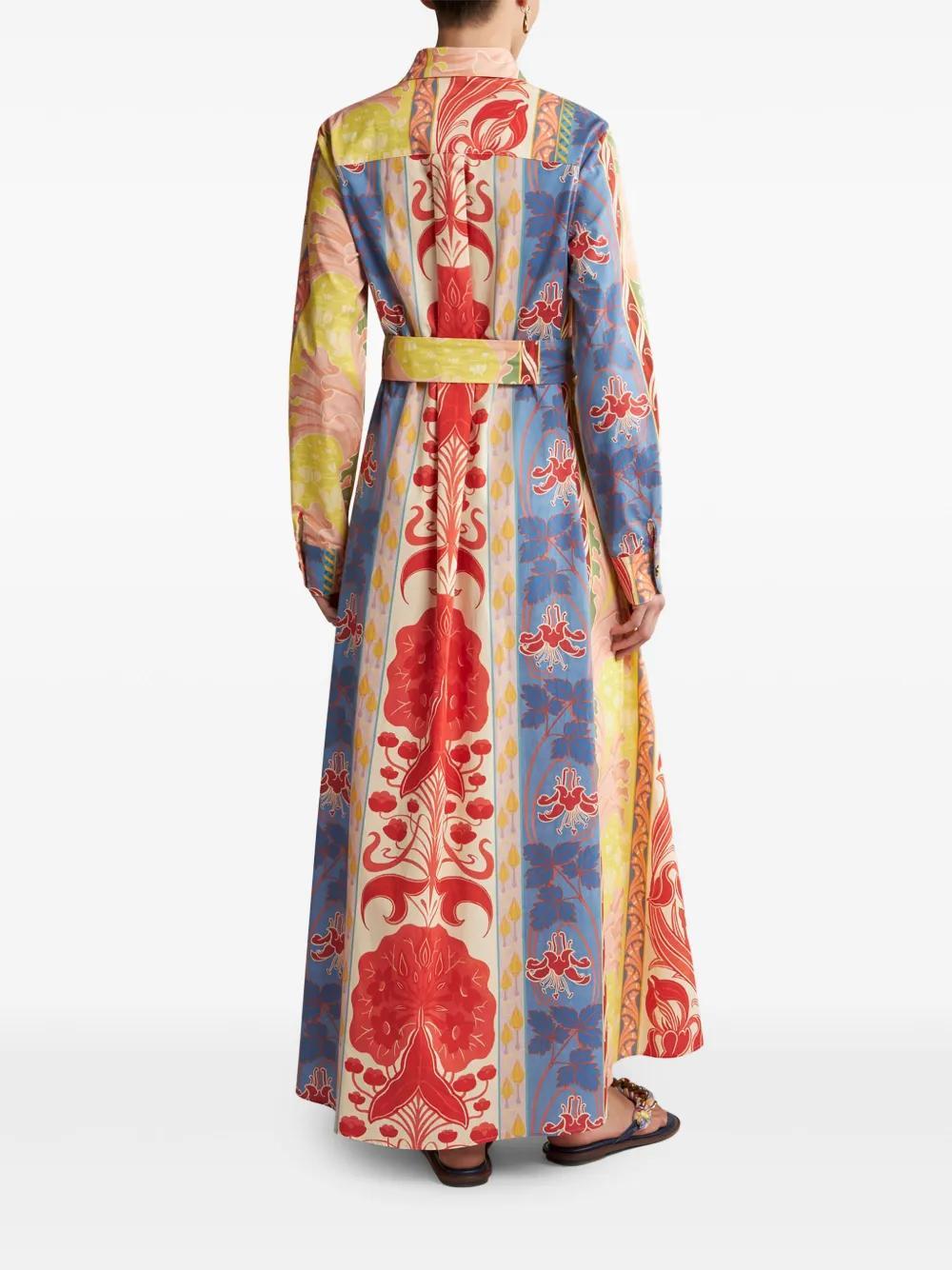 Summer cotton-blend shirt dress Product Image