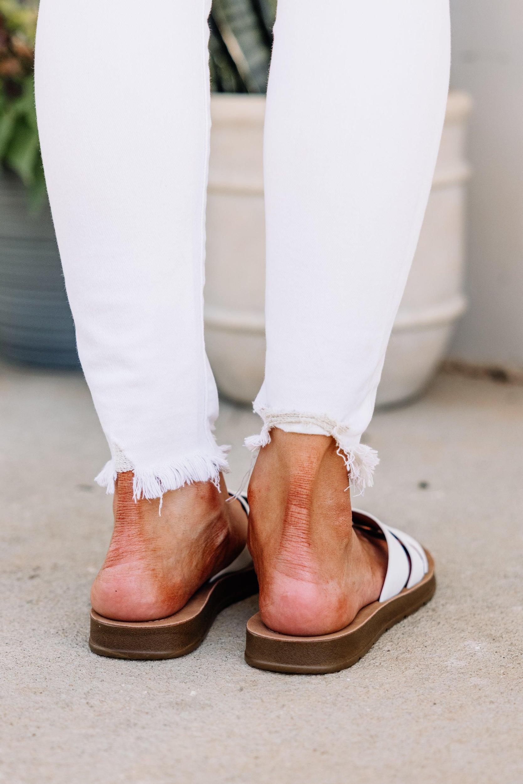 What You Love White Sandals Female Product Image