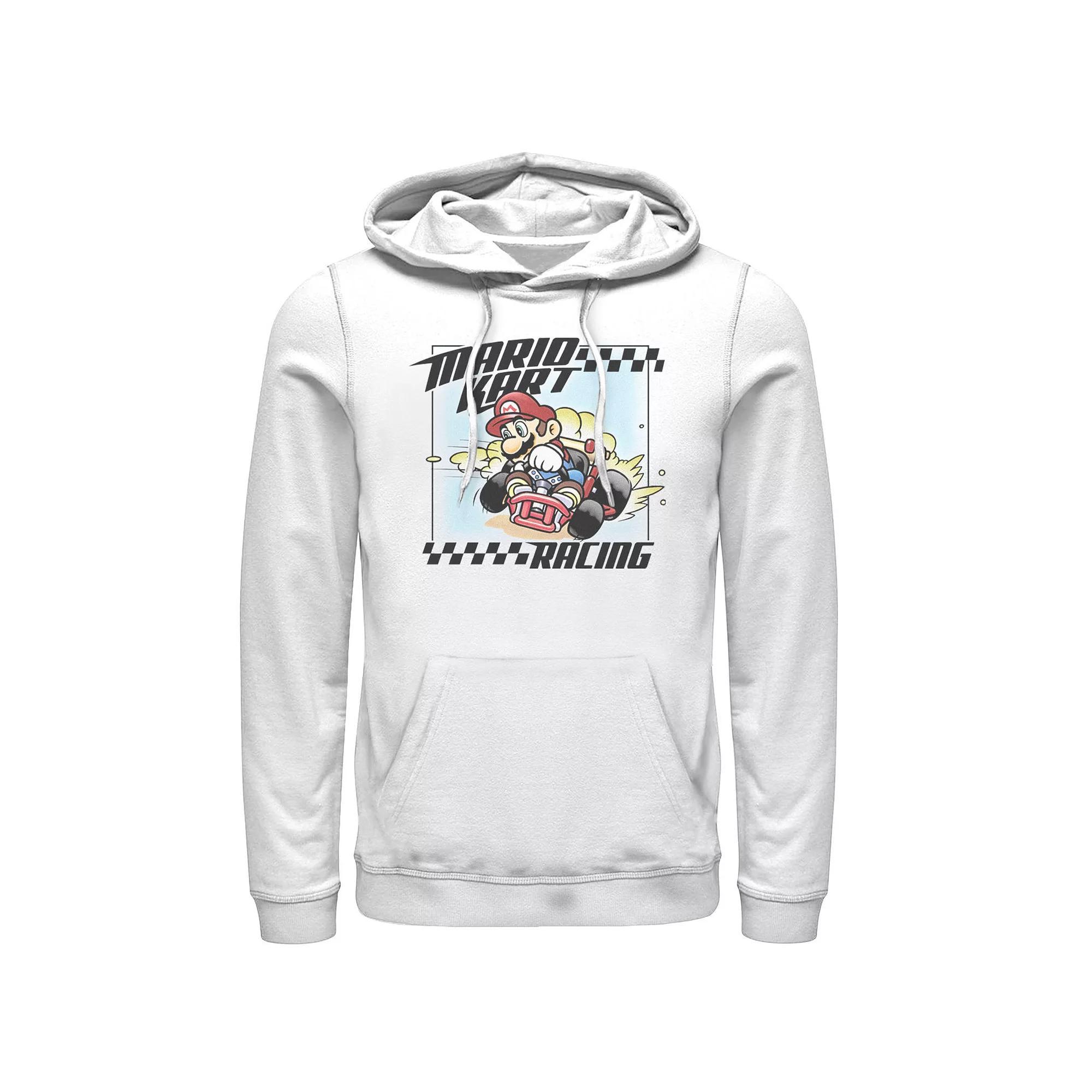 Mens Nintendo Mario Kart Racing Slide Drift Hoodie Product Image