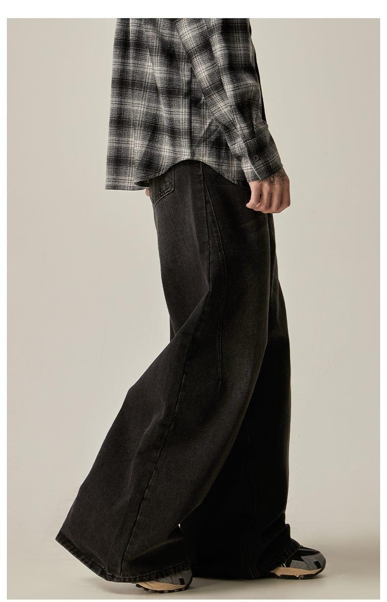 RT No. 11269 WASHED LAZY DENIM JEANS Product Image