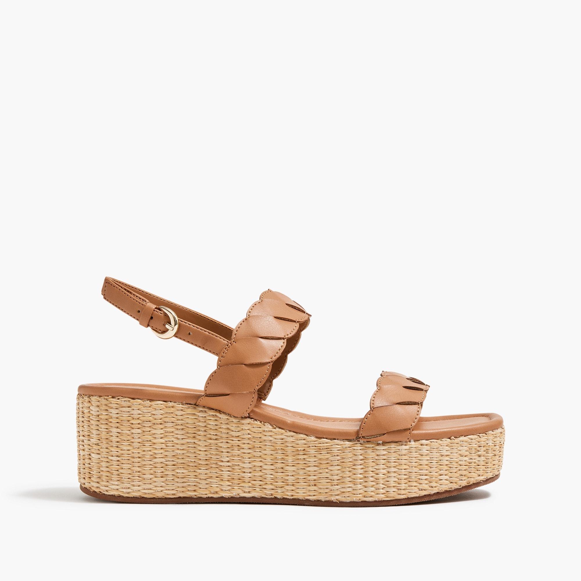 Braided wedge sandals Product Image