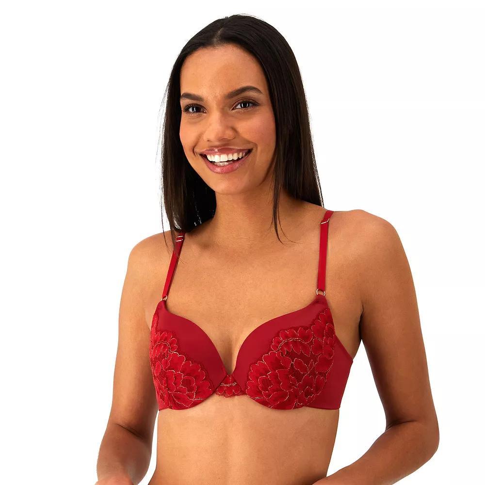 Maidenform® Love the Lift® Push Up & In Underwire Bra DM9900, Women's, Size: 40 C, Red Rose Gold Product Image