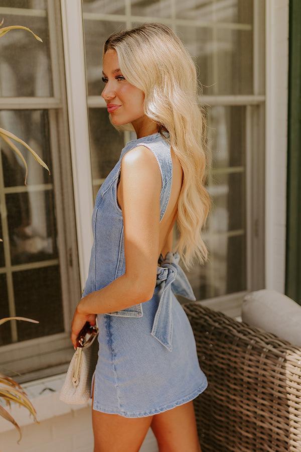 Soho Edge Denim Top Product Image