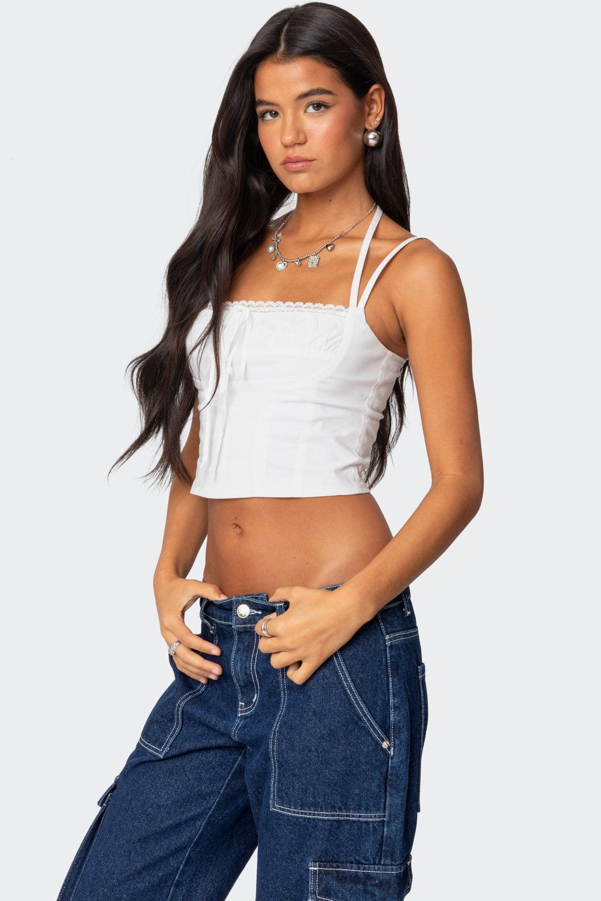 Salome Lace Up Top Product Image