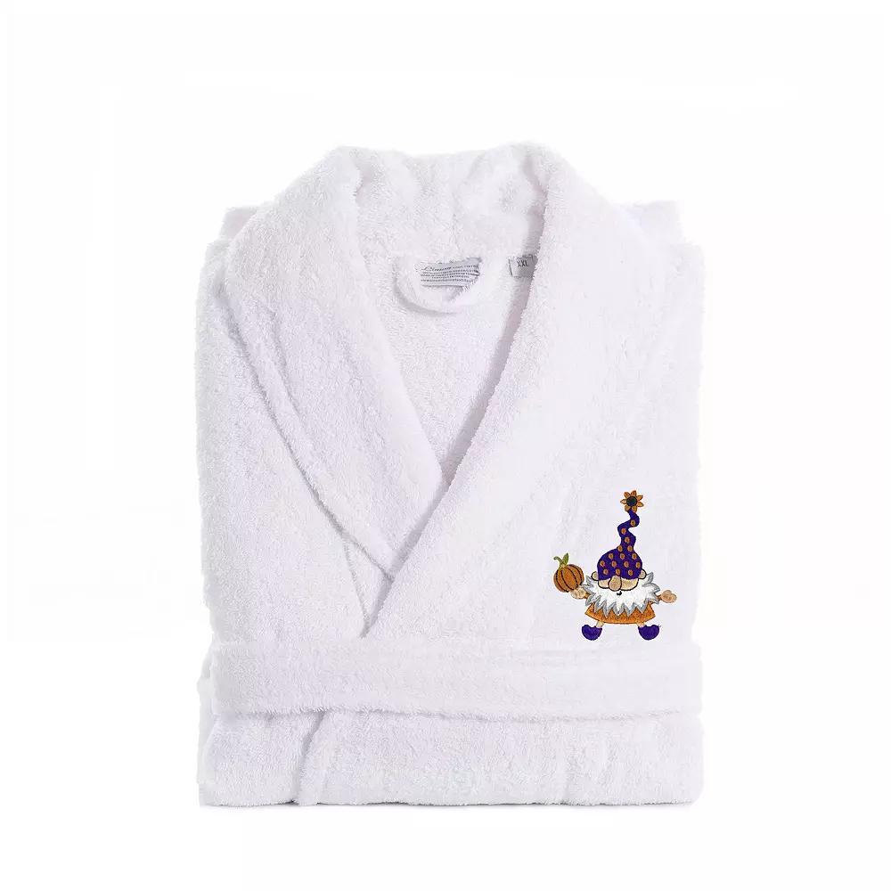 Linum Home Textiles Adult 100% Turkish Cotton Terry Embroidered Bath Robe - Halloween Gnomes, Womens Product Image