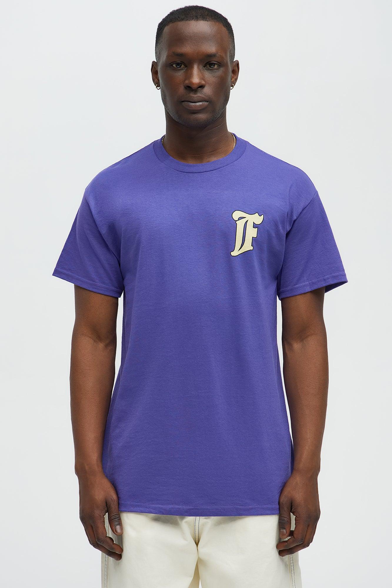 Faith In The Lord Short Sleeve Tee - Purple Product Image