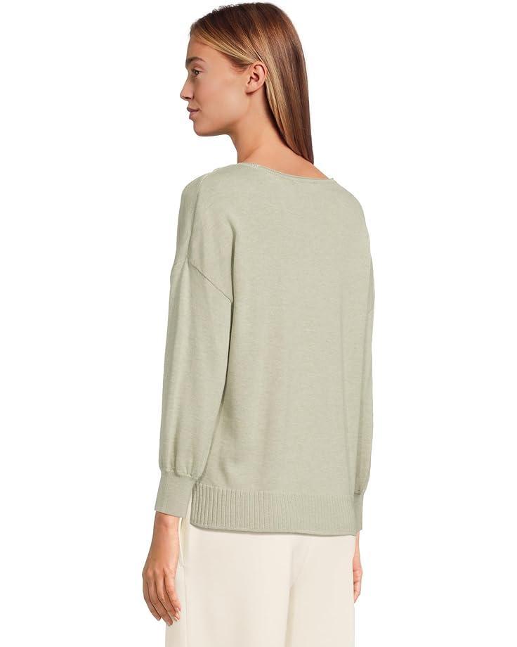 Rounded Hem Split Neck Product Image