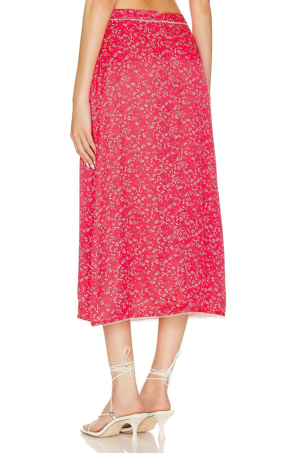 Barbera Midi Skirt For Love & Lemons Product Image