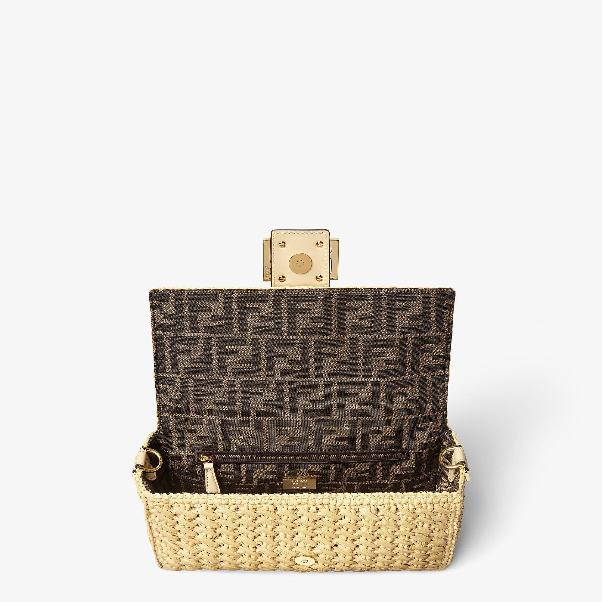BaguetteBeige viscose fibre crochet bag Product Image