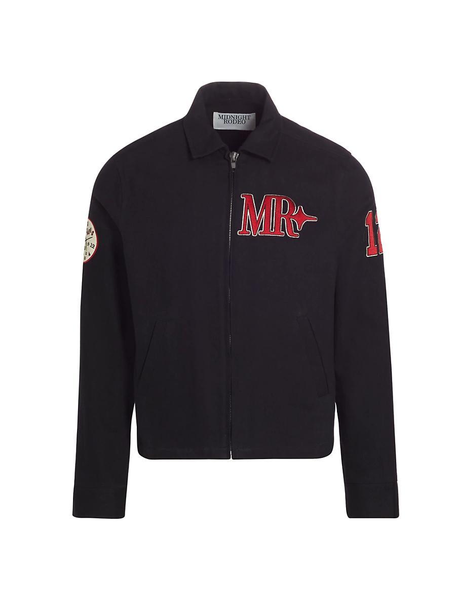Mens Persistance of Memory Embroidered Cub Scout Jacket Product Image