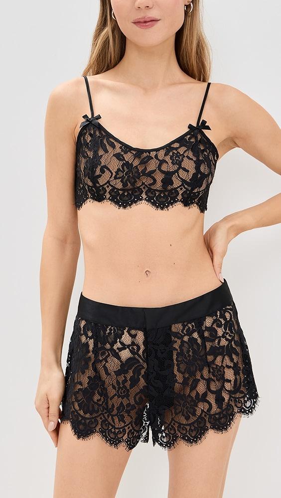 For Love & Lemons Zeta Lace Shorts | Shopbop Product Image