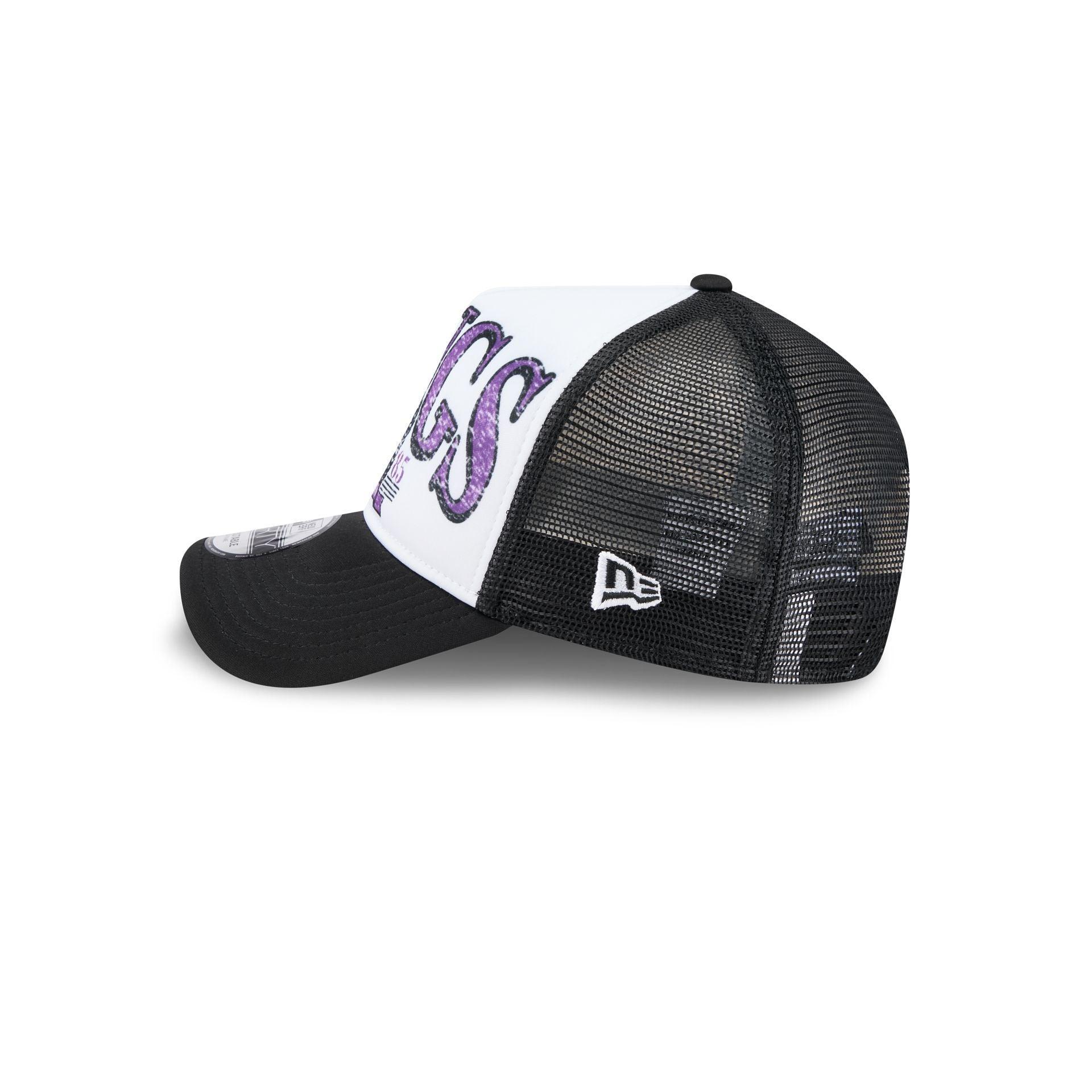 Sacramento Kings Distressed 9FORTY A-Frame Trucker Hat Male Product Image