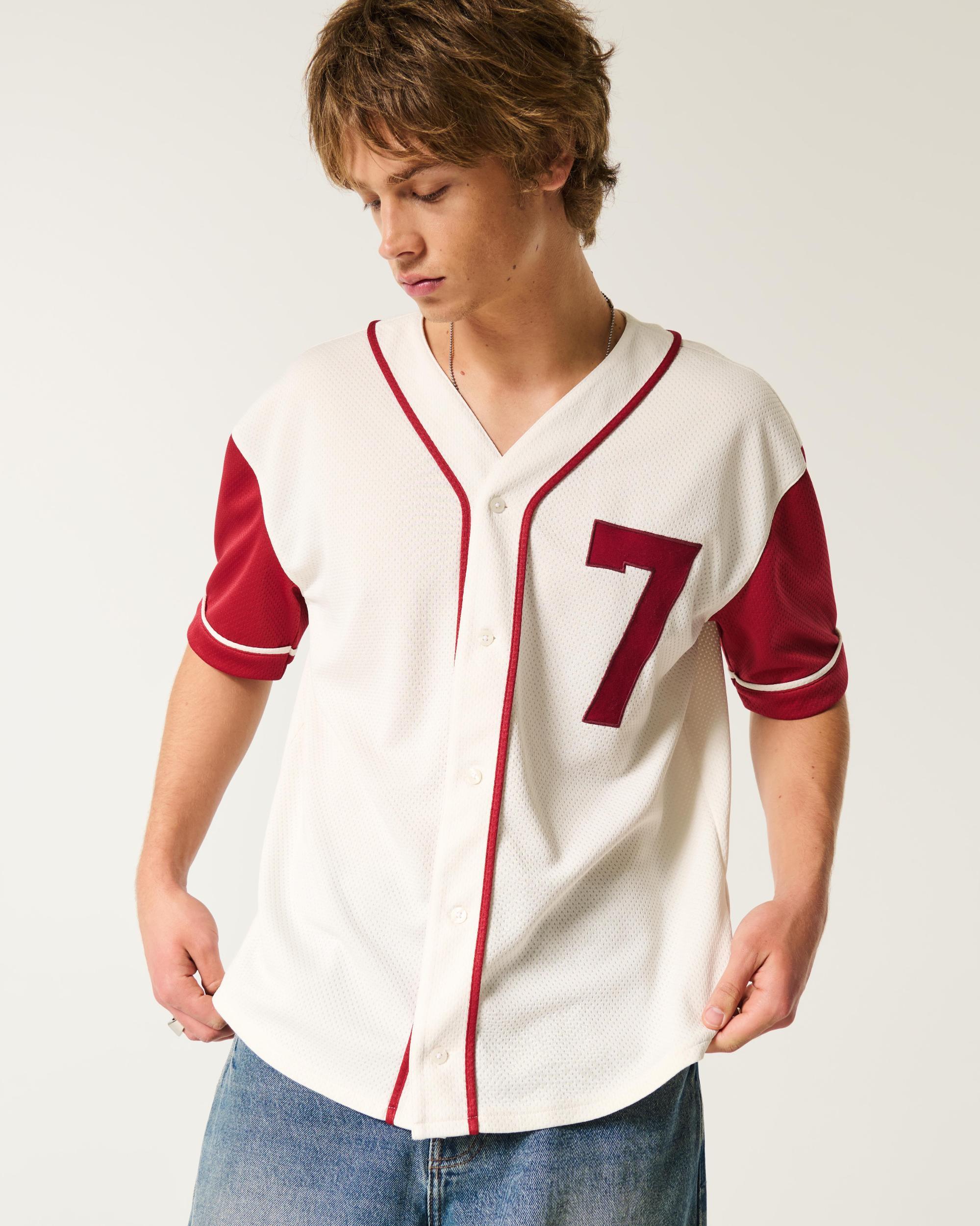 Boxy Looney Tunes Graphic Baseball Jersey Product Image