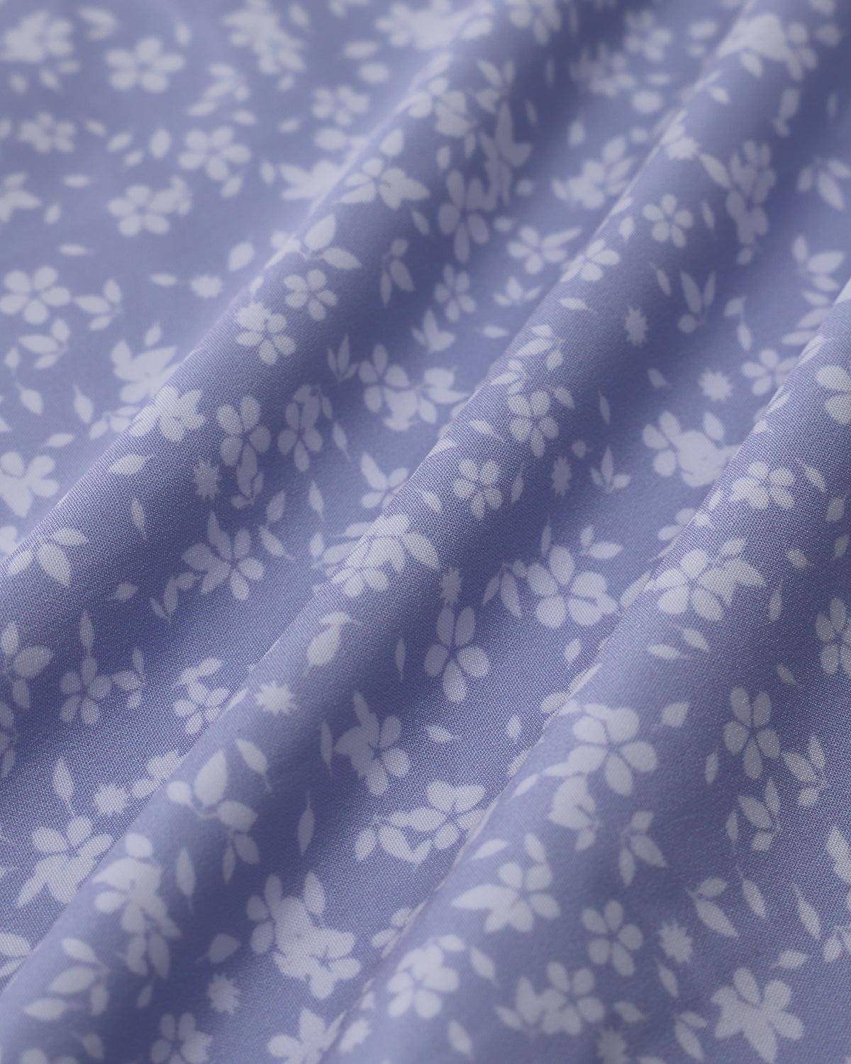 Purple Floral Tie Front Slip Maxi Dress Product Image