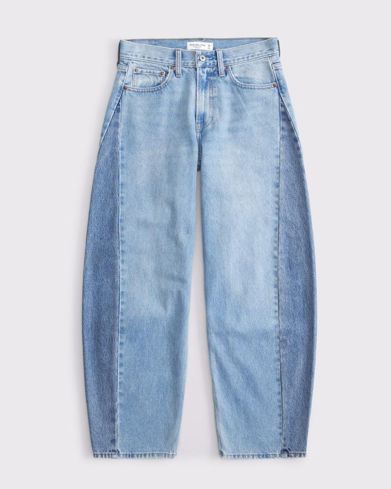 Curve Love Mid Rise Barrel Jean Product Image