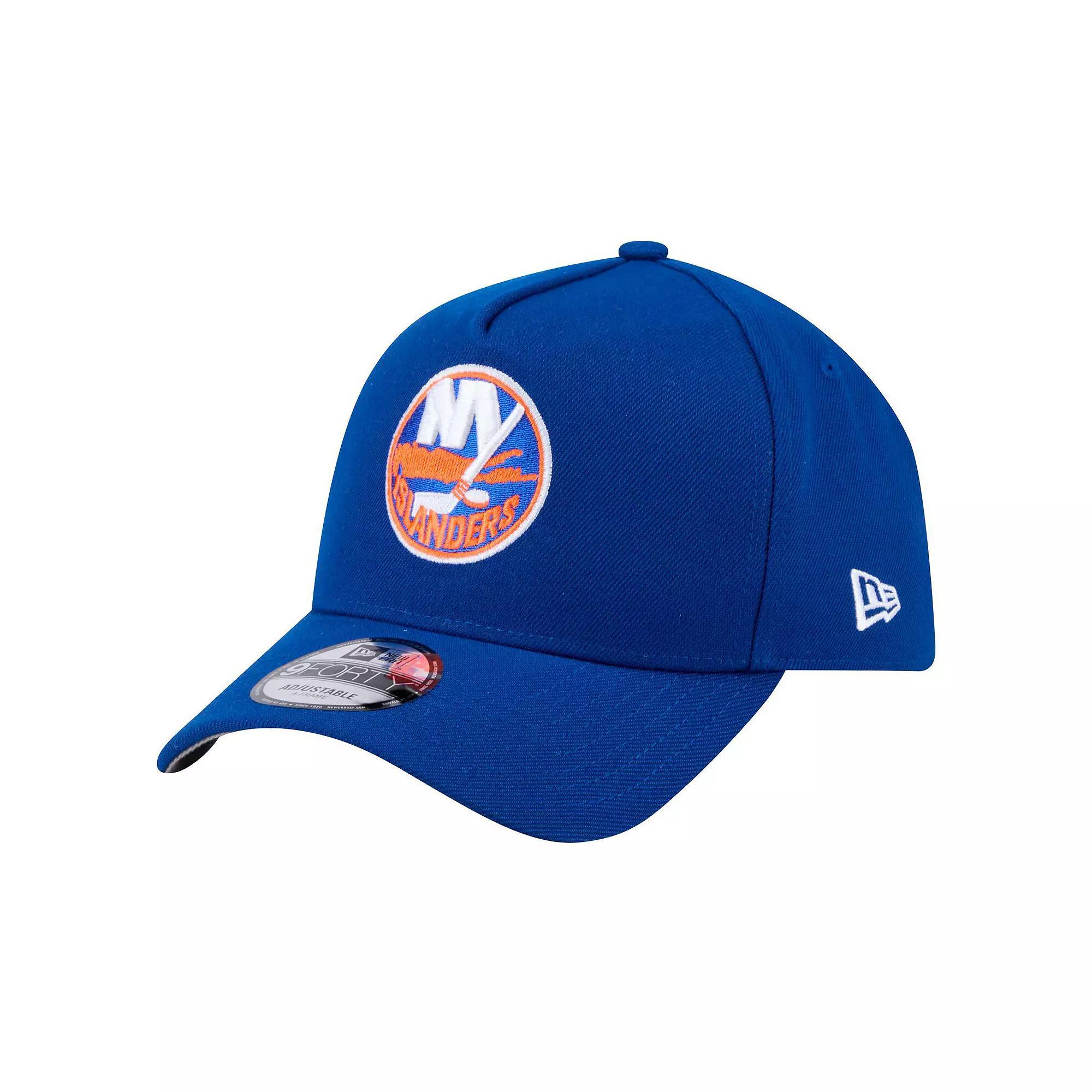 Mens New Era Royal New York Islanders Core A-Frame 9FORTY Adjustable Hat Product Image