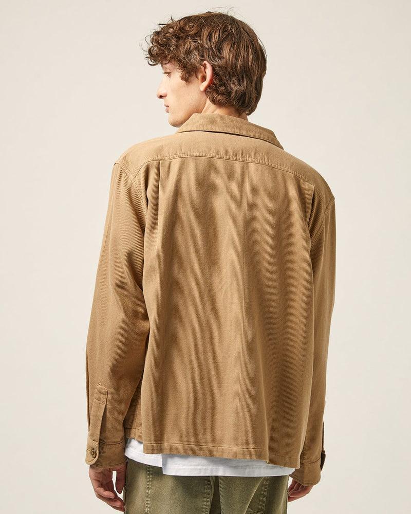 Bedford Cord Military Jacket - Khaki Product Image