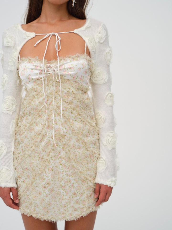 Chania Mini Dress — Yellow Product Image