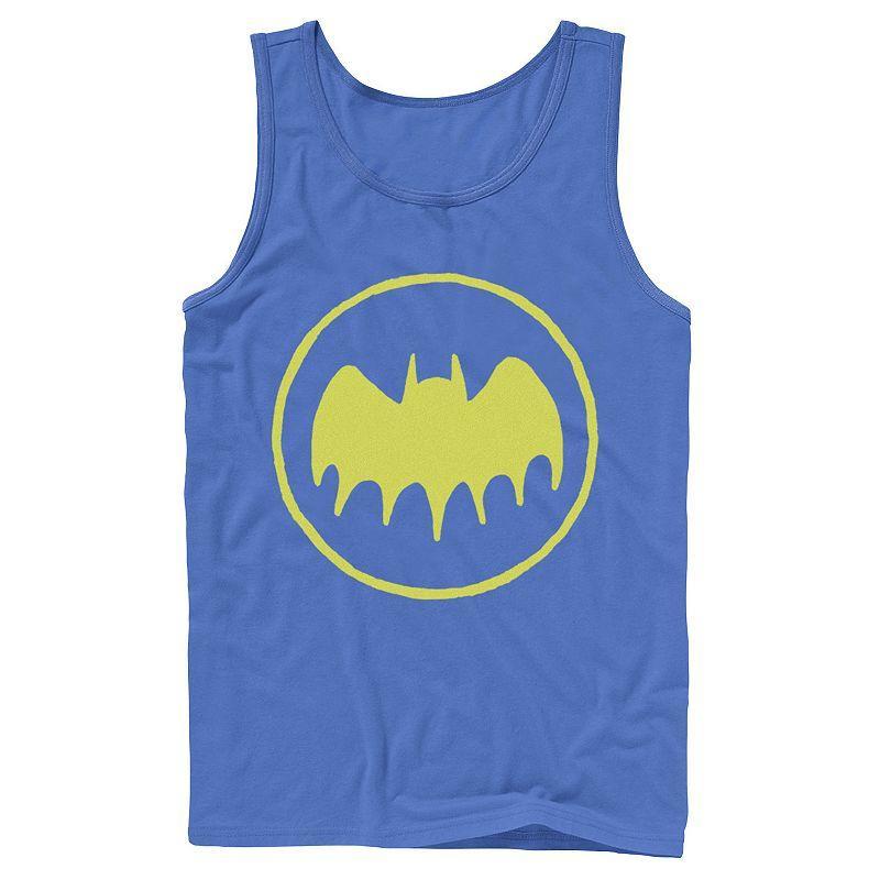Men's DC Comics Batman Hand Drawn Logo Tank Top, Size: Large, Black Product Image