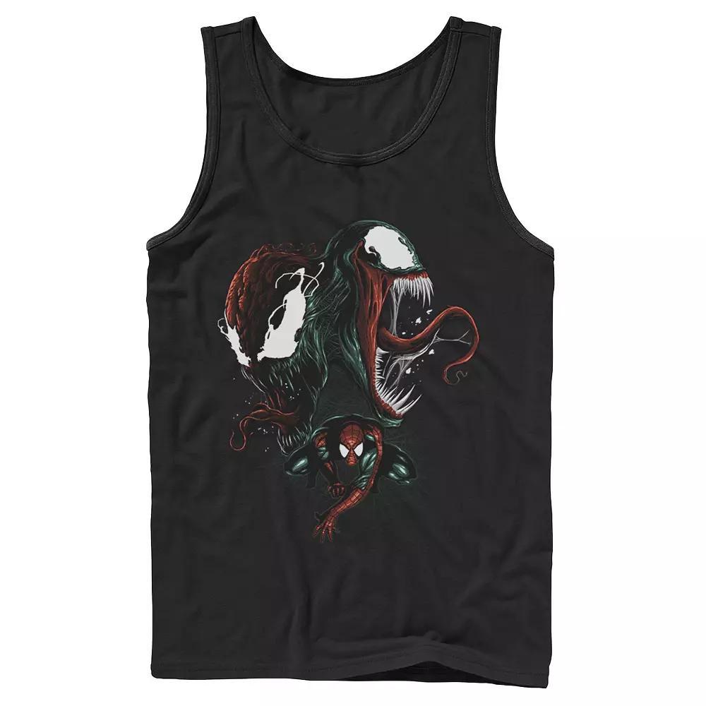 Men's Marvel Spider-Man Venom and Carnage Tank Top, Size: XL, Black Product Image
