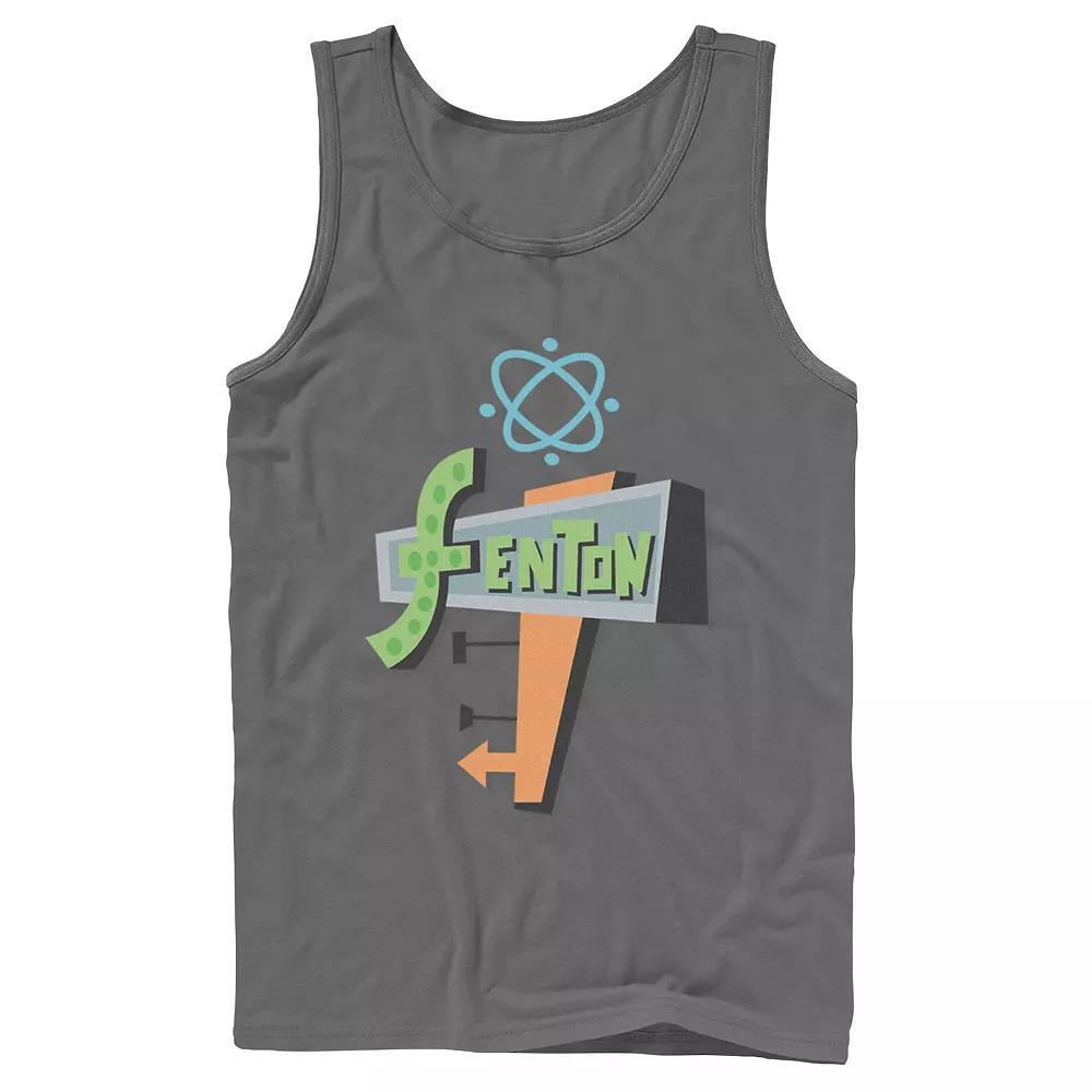 Mens Nickelodeon Danny Phantom Fenton Science Logo Tank Top, Men's, Size: Small, Blue Product Image