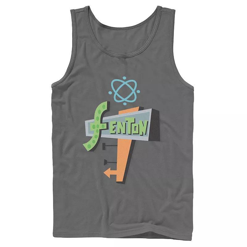 Mens Nickelodeon Danny Phantom Fenton Science Logo Tank Top, Men's, Size: Small, Blue Product Image
