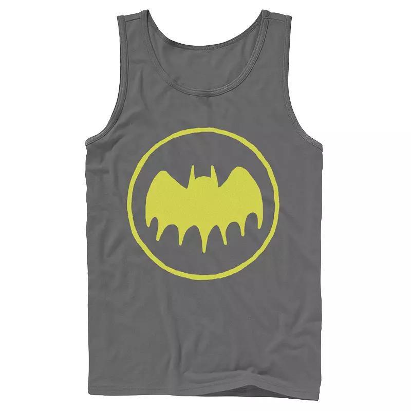 Men's DC Comics Batman Hand Drawn Logo Tank Top, Size: Large, Black Product Image