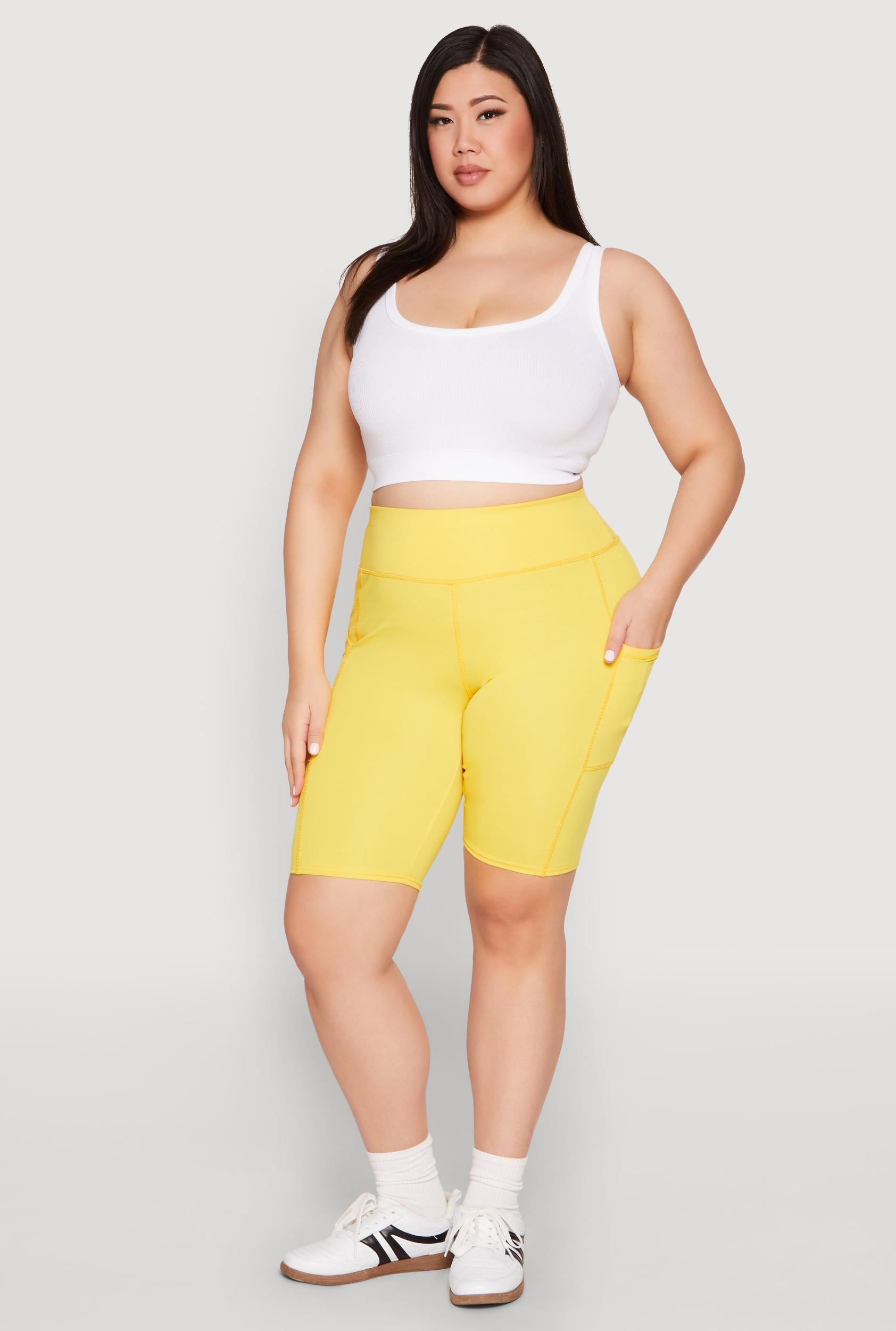 Womens Plus Size Spandex Biker Shorts Product Image