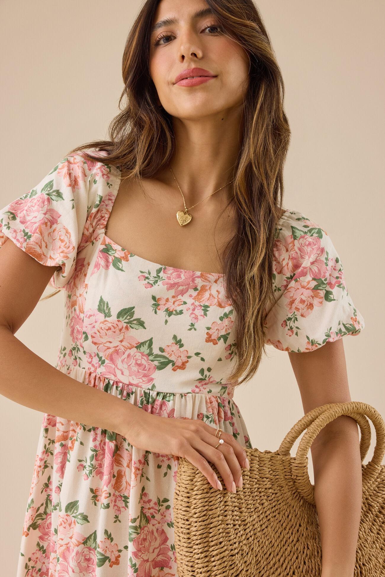 Cameron Floral Maxi Dress Product Image